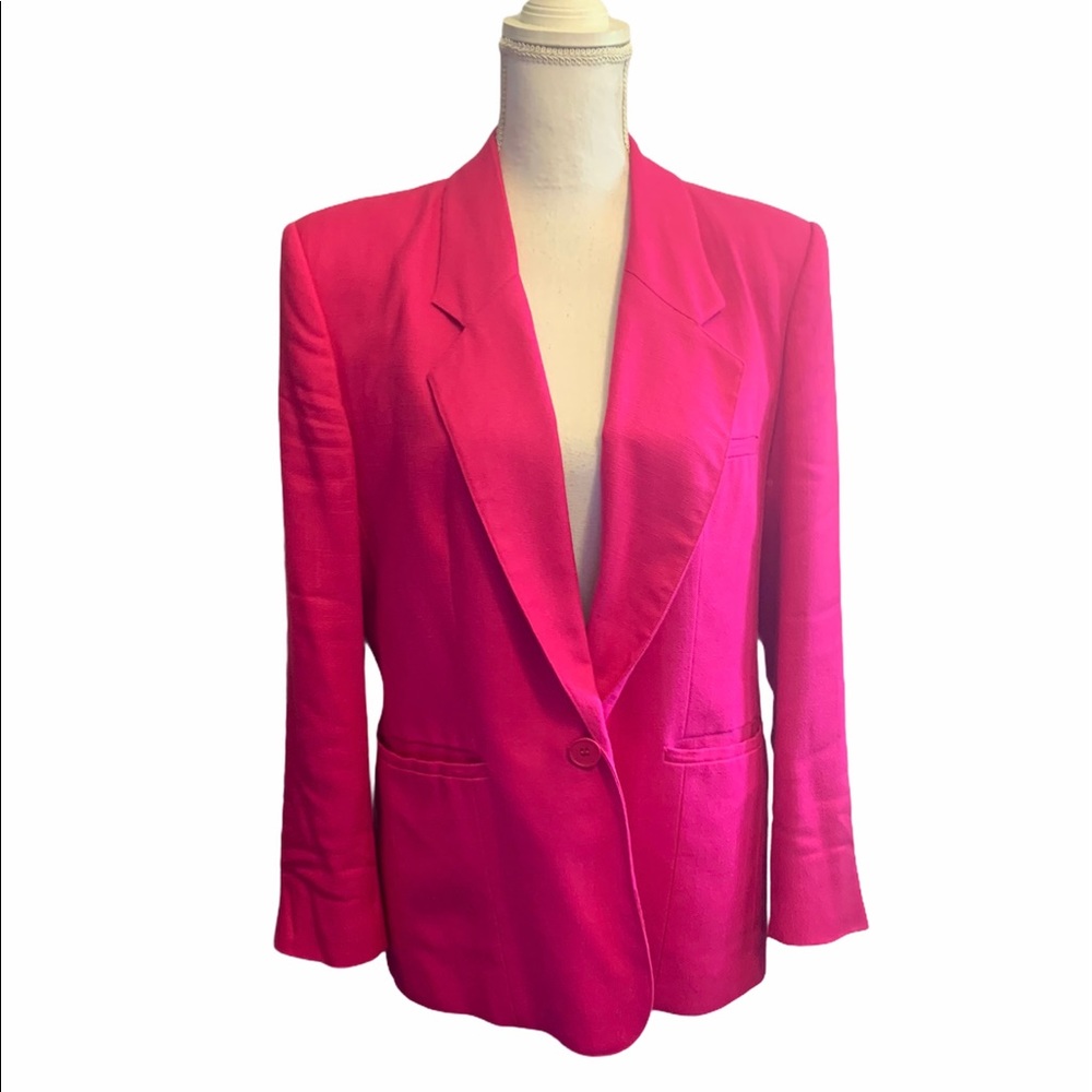 Evan Picone Hot Pink Blazer